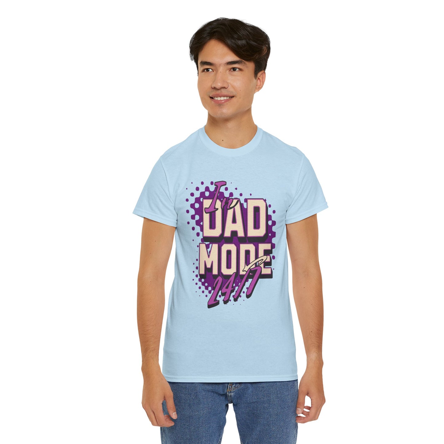 "DAD MODE" Unisex Heavy Cotton Tee