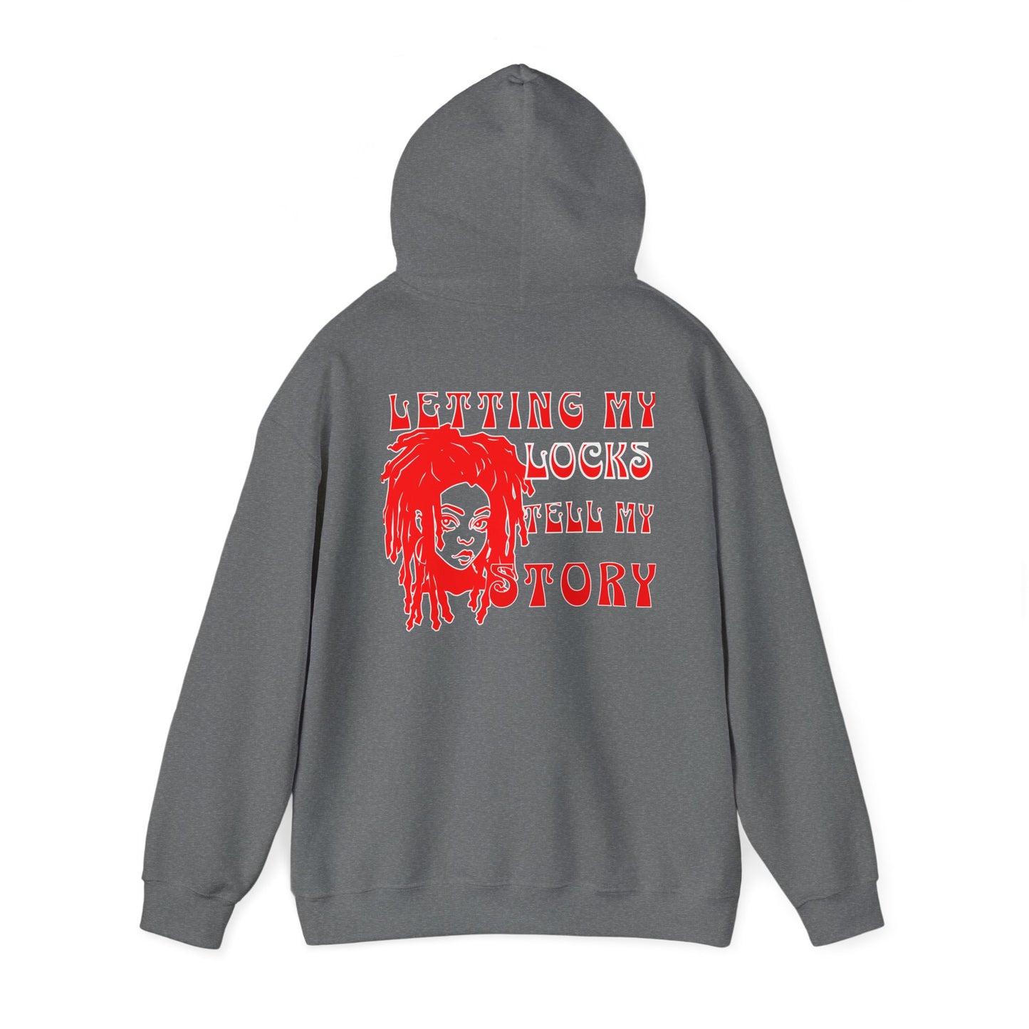 Dreadlock Girl Hoodie - Cute Message