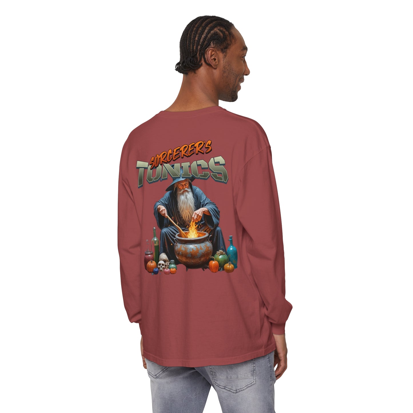 SORCERERS TONIC Unisex Garment-dyed Long Sleeve T-Shirt