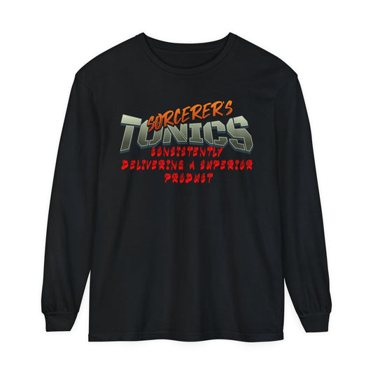 SORCERERS TONIC Unisex Garment-dyed Long Sleeve T-Shirt