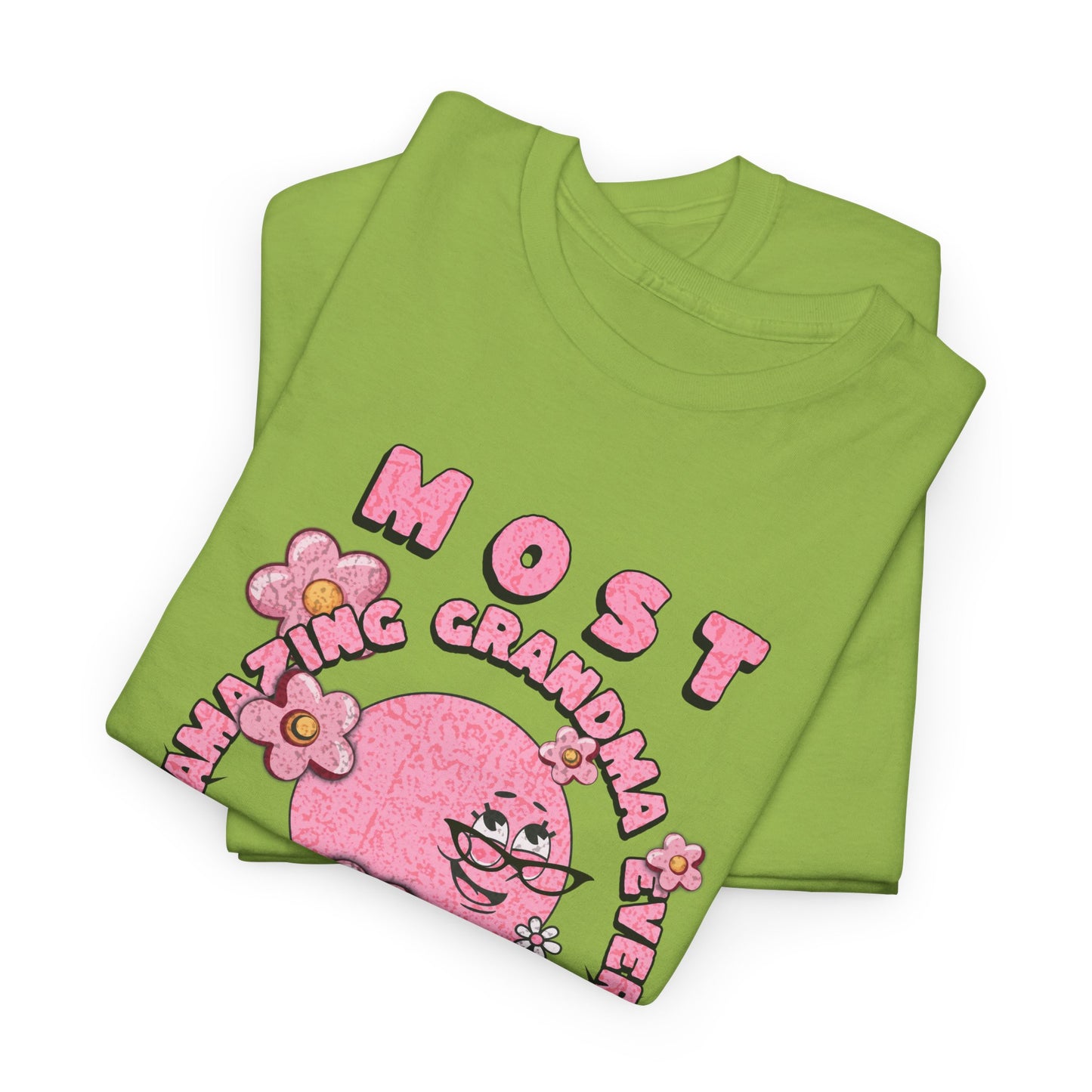 "MOST AMAZING GRANDMA"Unisex Heavy Cotton Tee