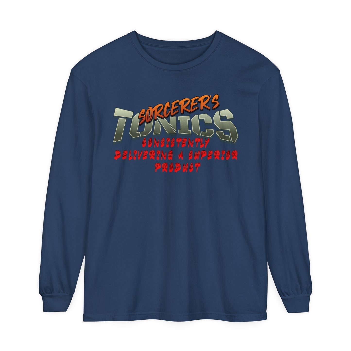 SORCERERS TONIC Unisex Garment-dyed Long Sleeve T-Shirt