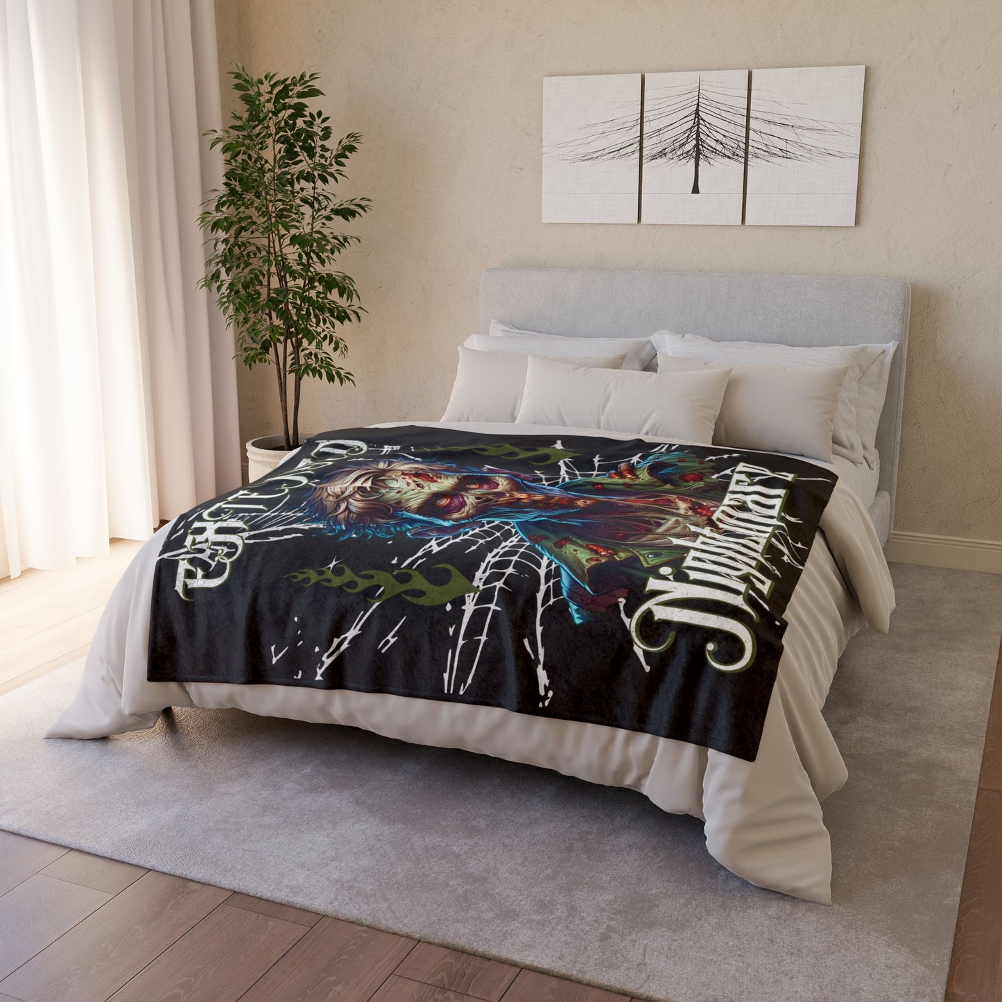 Extended Nightmare Soft Polyester Blanket