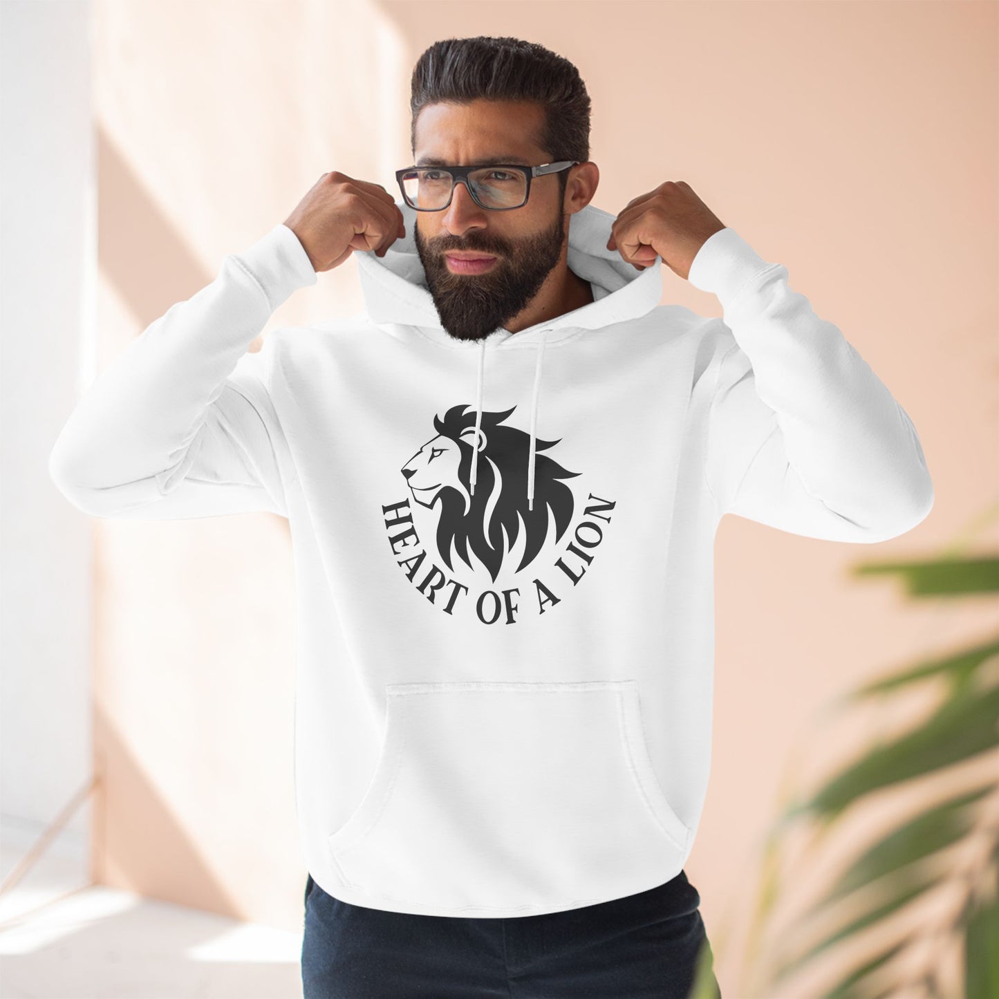 Fleece Hoodie - Lion Heart and Vader Tribute