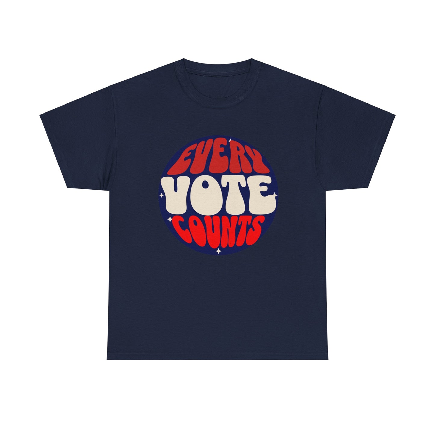 "YOUR VOTE COUNTS"Unisex Heavy Cotton Tee