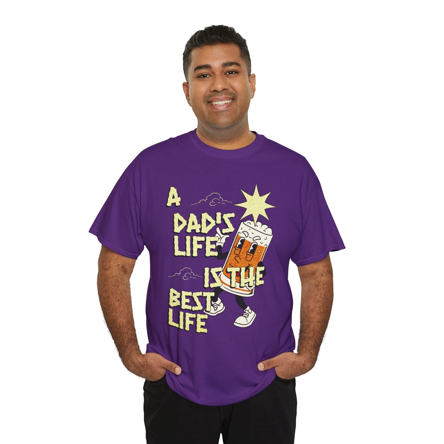 "DADS LIFE" Unisex Heavy Cotton Tee