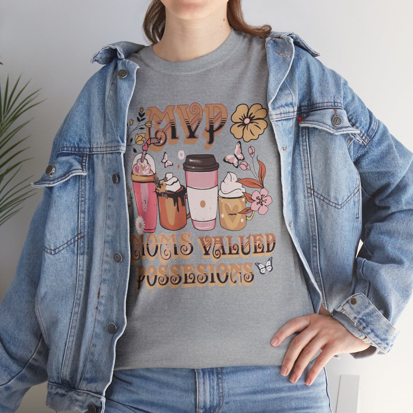 MOMS MVP POSSESIONS Unisex Heavy Cotton Tee