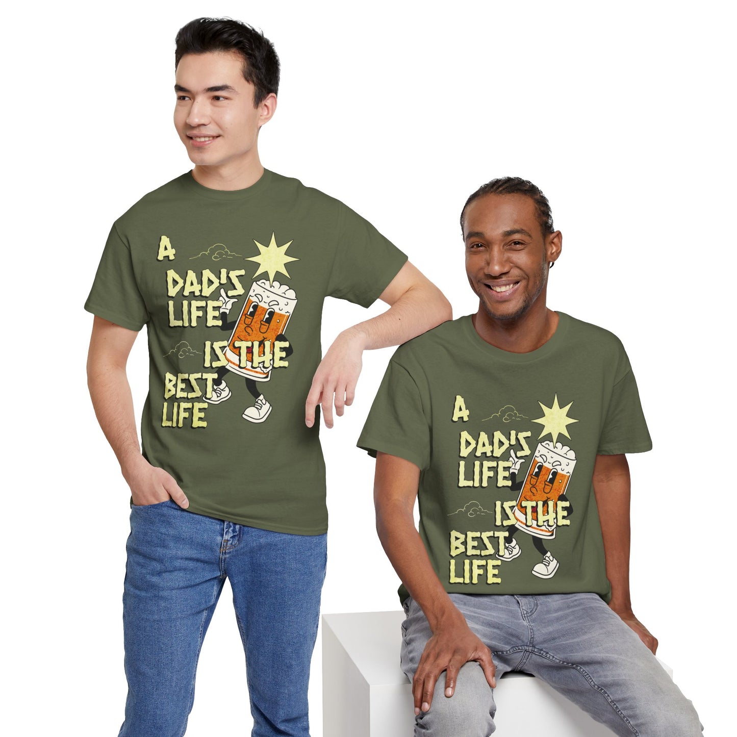 "DADS LIFE" Unisex Heavy Cotton Tee