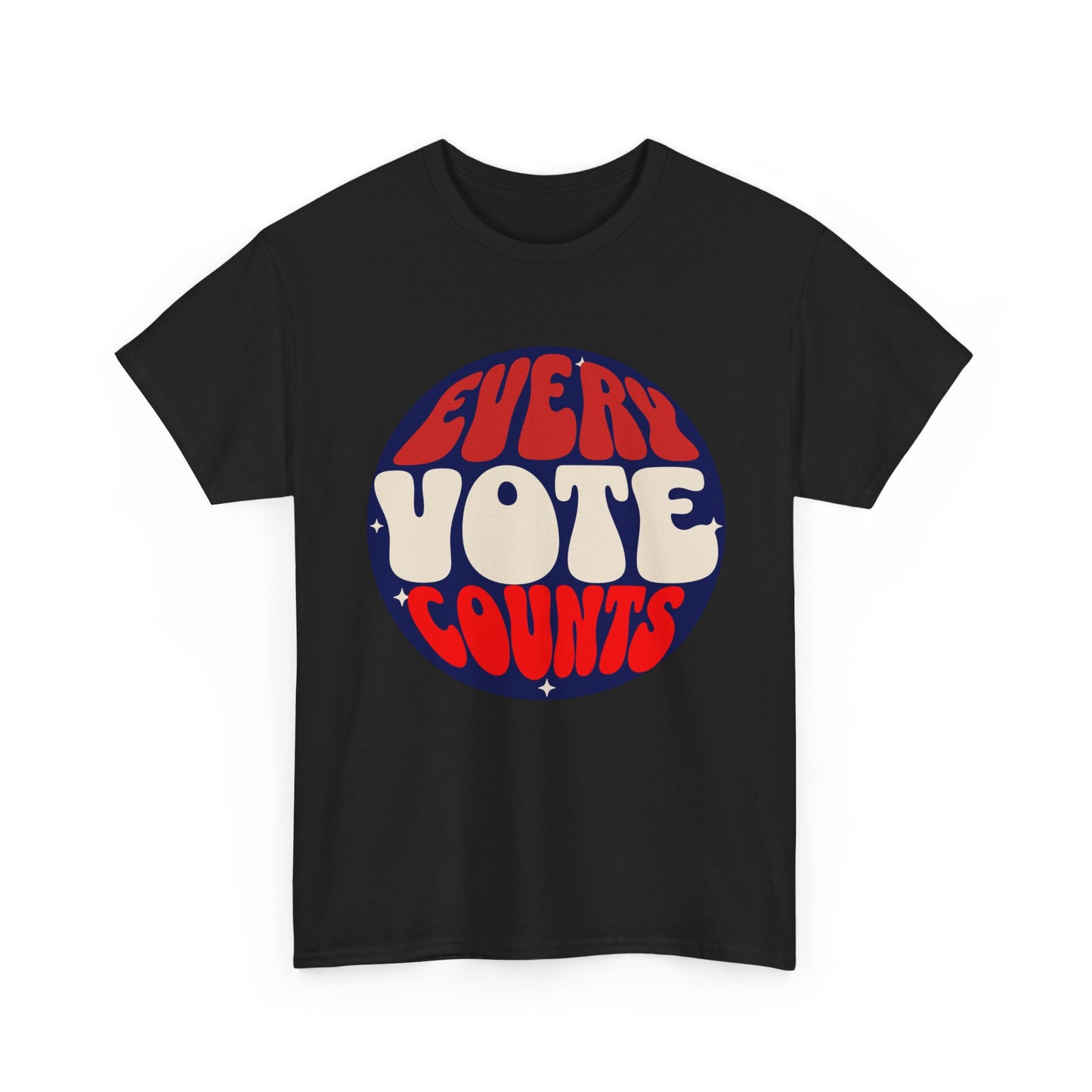 "YOUR VOTE COUNTS"Unisex Heavy Cotton Tee