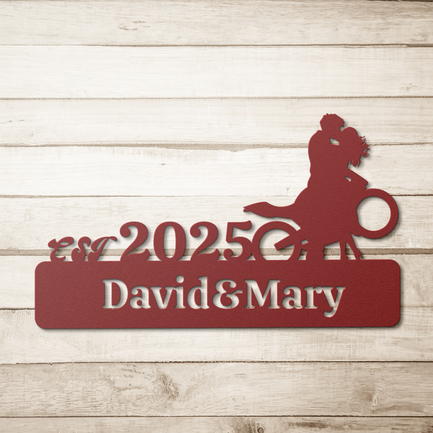 Personalized Couple Die Cut Meal Design