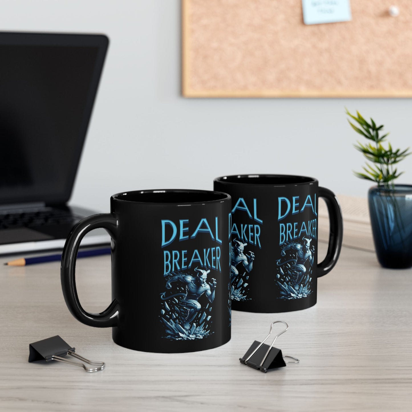 DEAL  BREAKER Black Mug (11oz, 15oz)