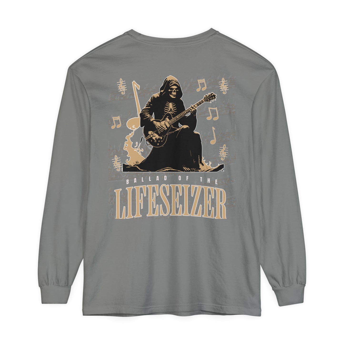 BALLAD OF THE LIFESEIZER Unisex Garment-dyed Long Sleeve T-Shirt