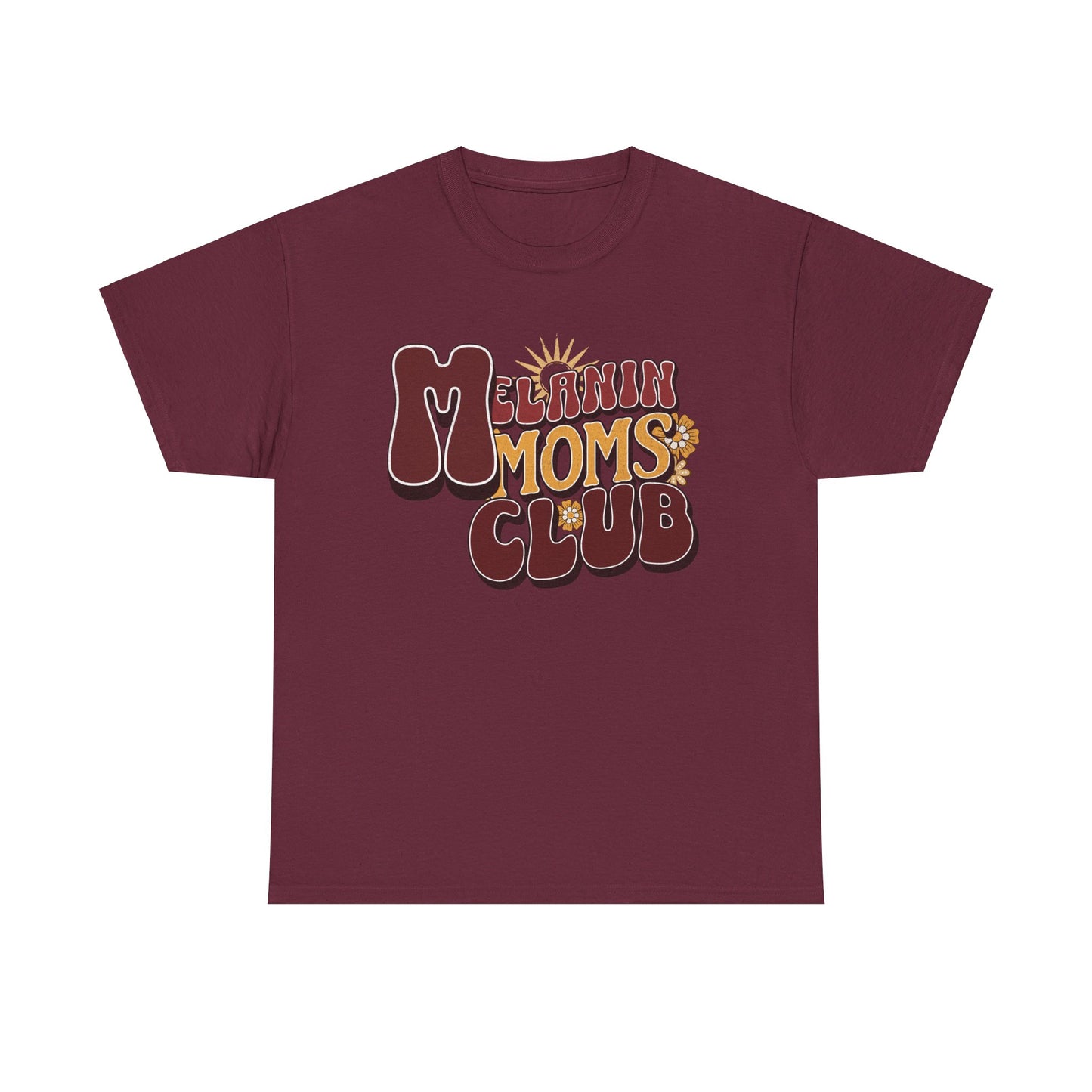 "MELELIN MOMS CLUB"Unisex Heavy Cotton Tee