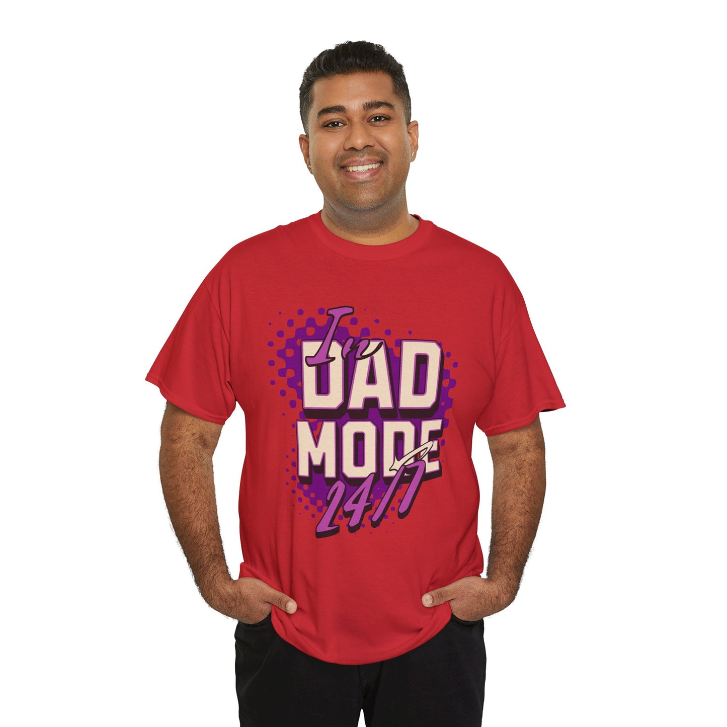 "DAD MODE" Unisex Heavy Cotton Tee