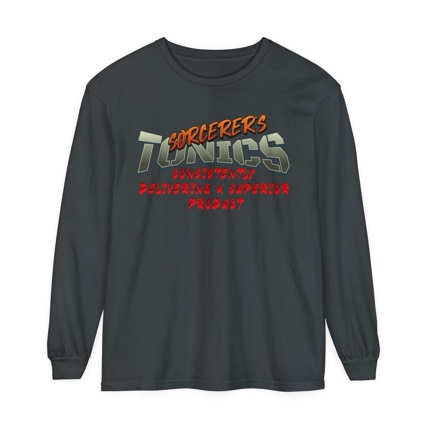 SORCERERS TONIC Unisex Garment-dyed Long Sleeve T-Shirt