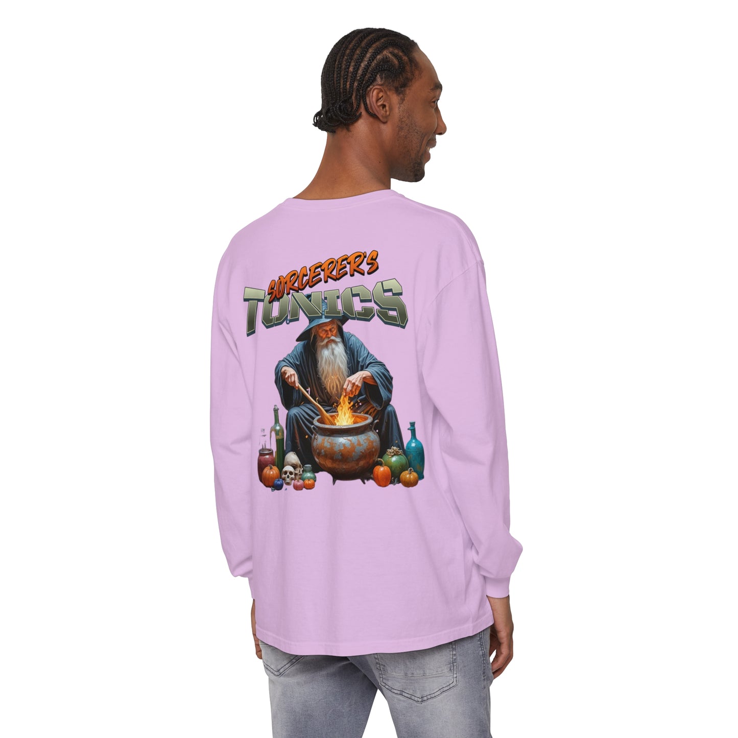 SORCERERS TONIC Unisex Garment-dyed Long Sleeve T-Shirt