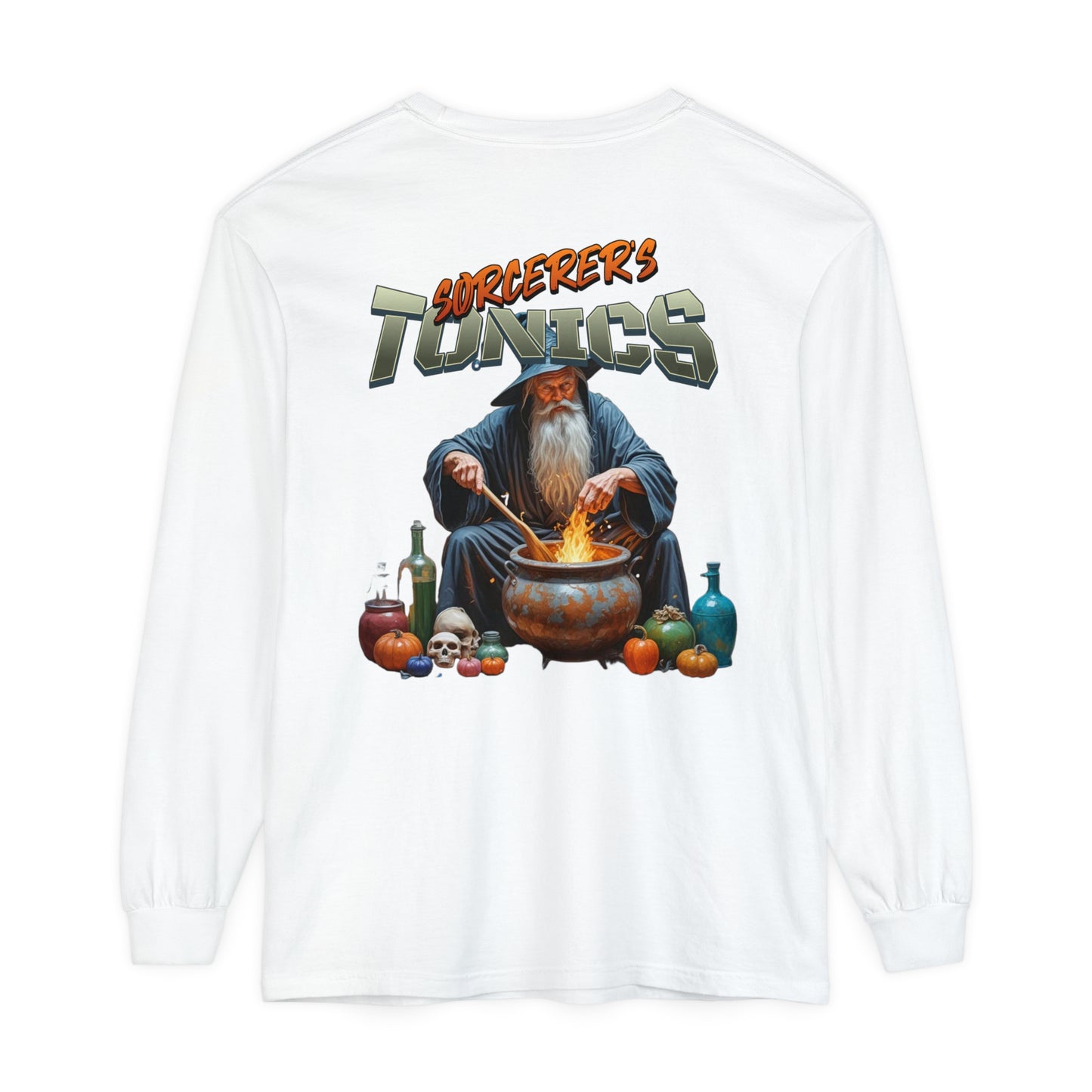 SORCERERS TONIC Unisex Garment-dyed Long Sleeve T-Shirt