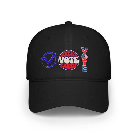 "EVERY VOTE COUNTS"Low Profile Baseball Cap