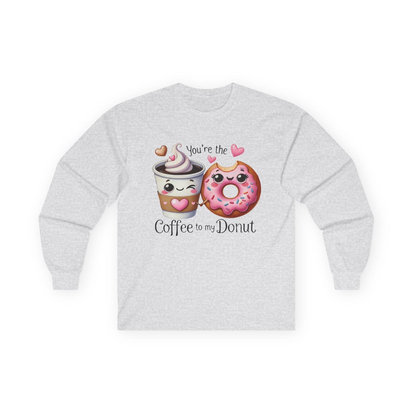 Sweet Love Story: Coffee & Donut Valentine Tee