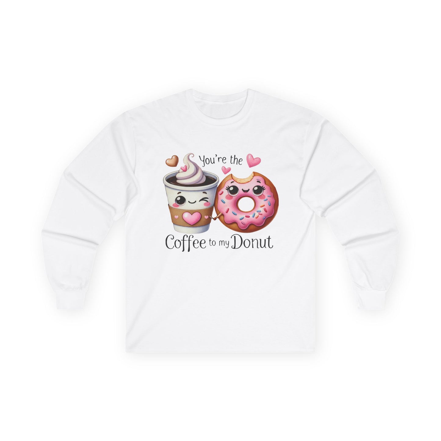 Sweet Love Story: Coffee & Donut Valentine Tee