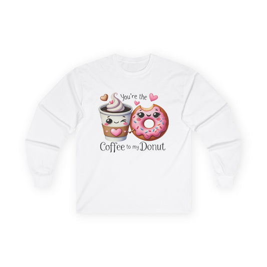 Sweet Love Story: Coffee & Donut Valentine Tee