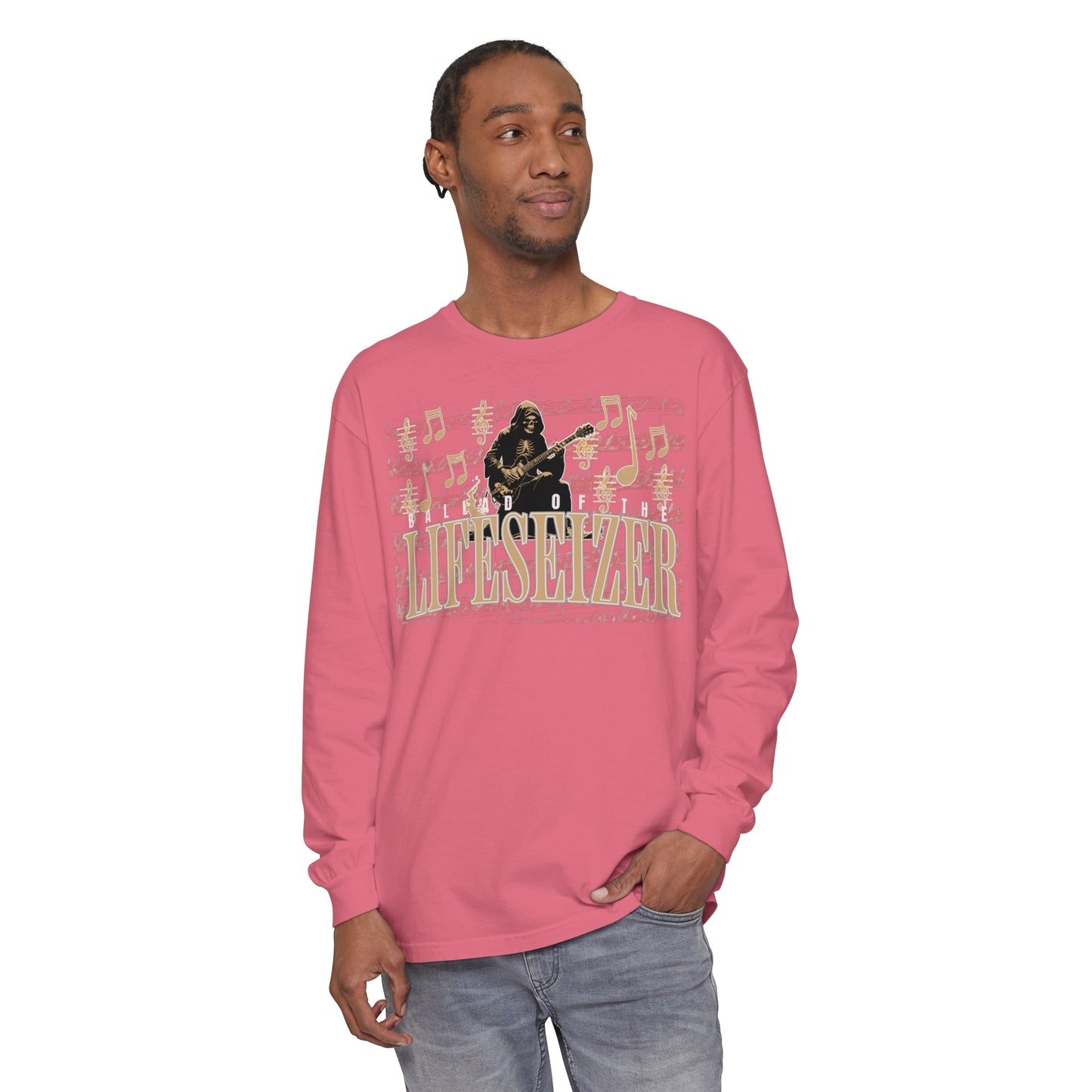 BALLAD OF THE LIFESEIZER Unisex Garment-dyed Long Sleeve T-Shirt