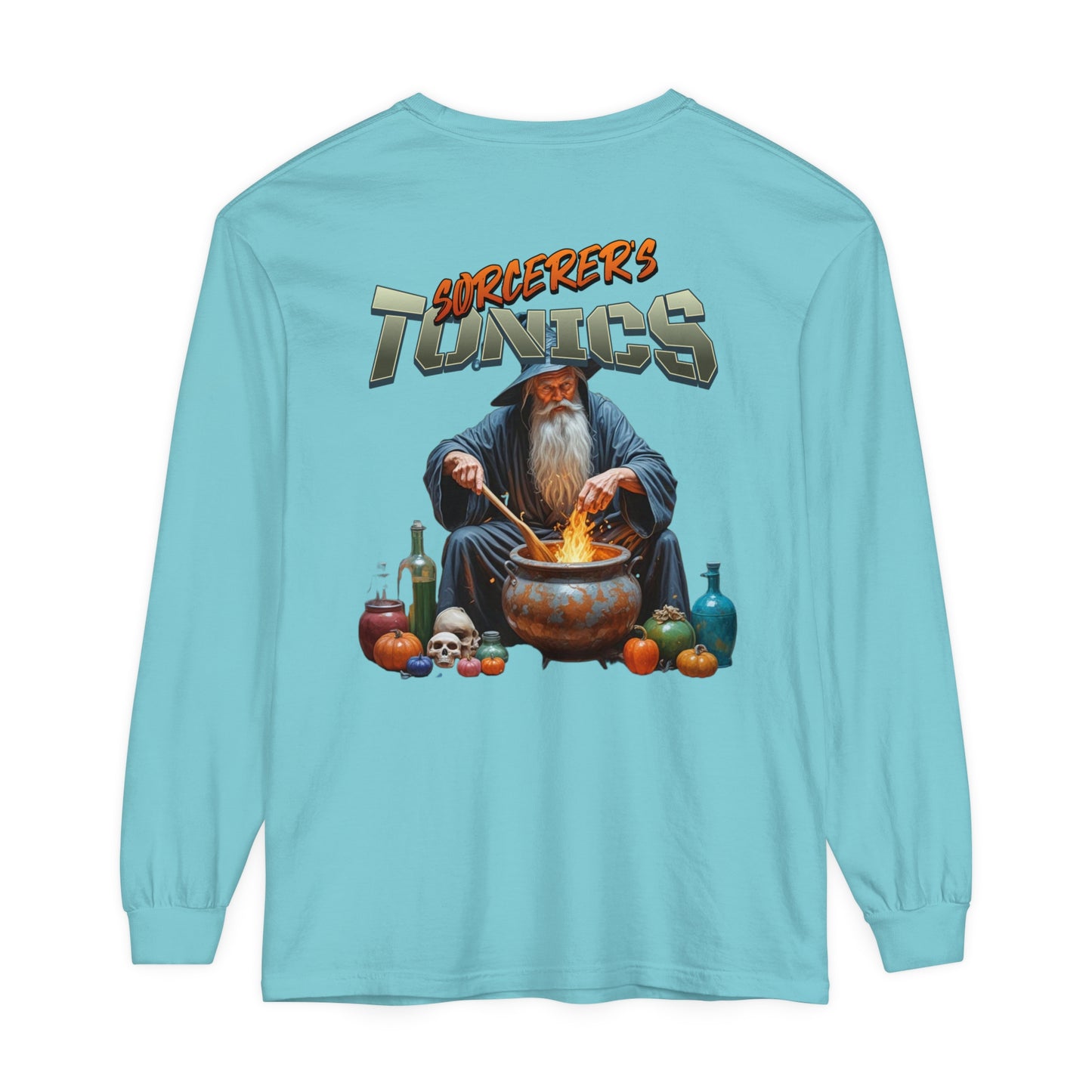 SORCERERS TONIC Unisex Garment-dyed Long Sleeve T-Shirt