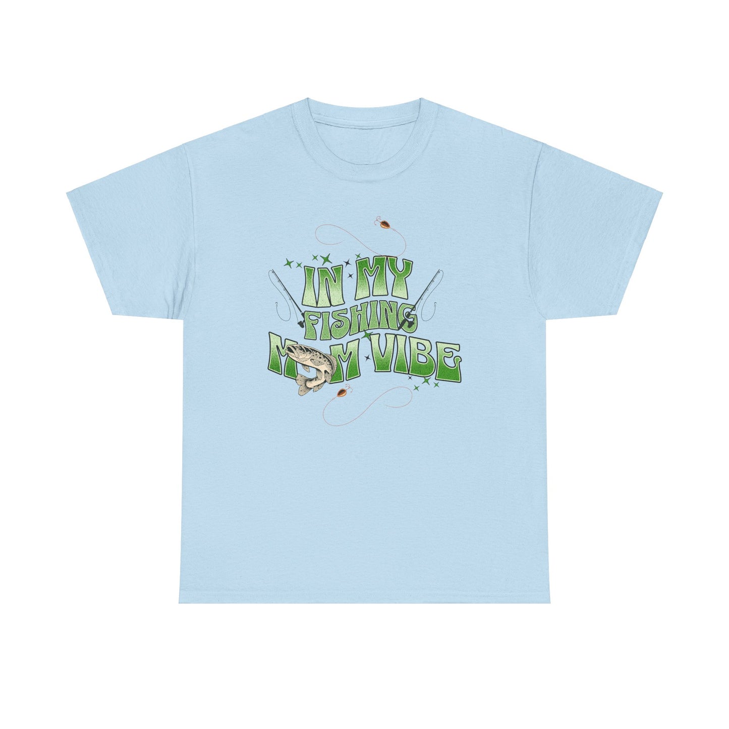 "FISHING MOM"Unisex Heavy Cotton Tee