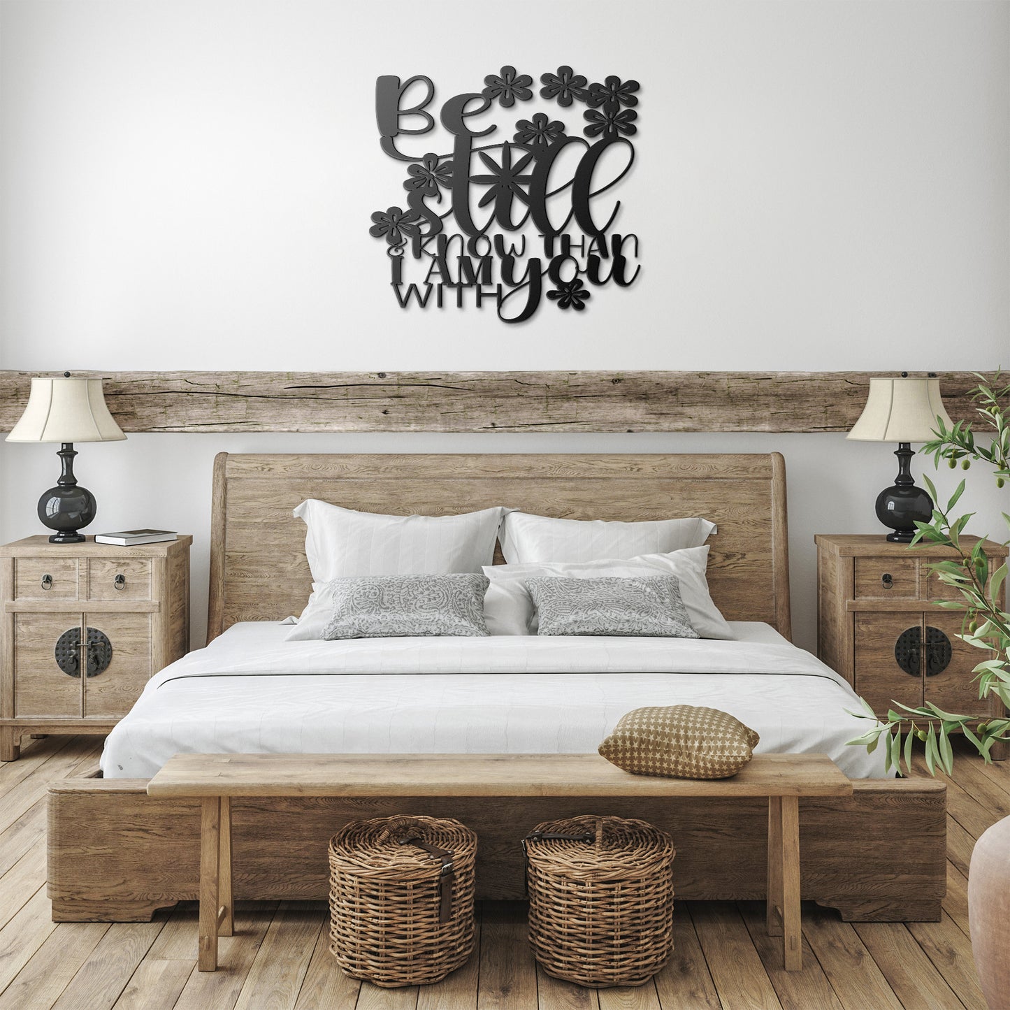Be Still Religous Die Cut Metal Design