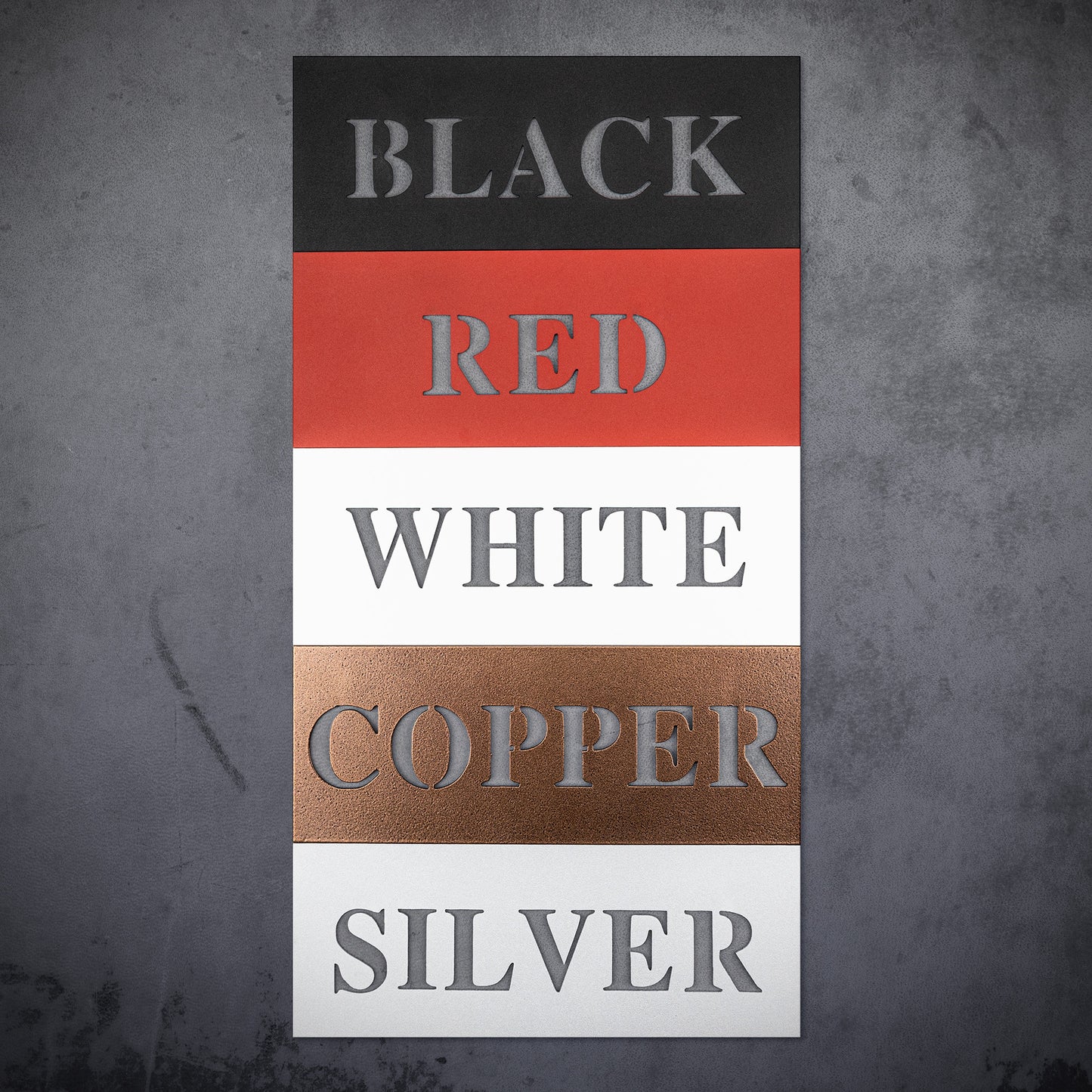 Be Still Religous Die Cut Metal Design