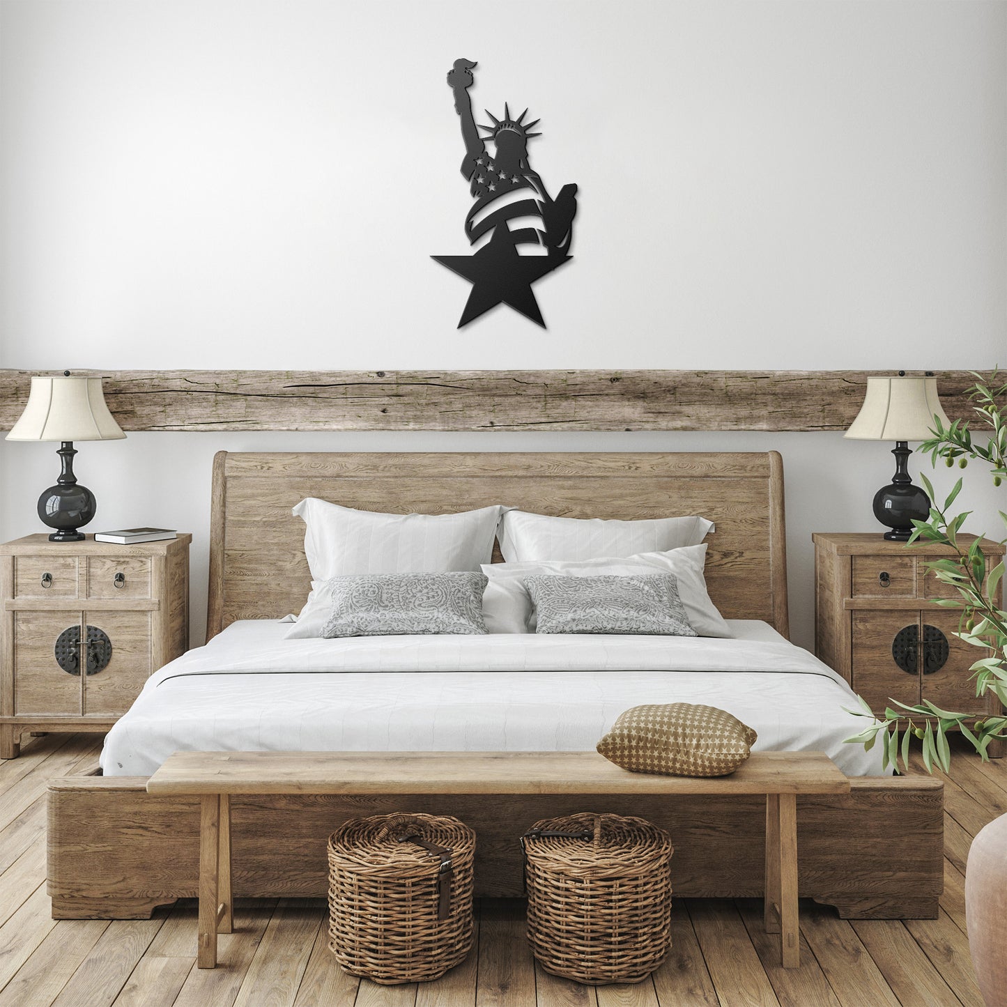 Lady Liberty Die Cut Metal Design