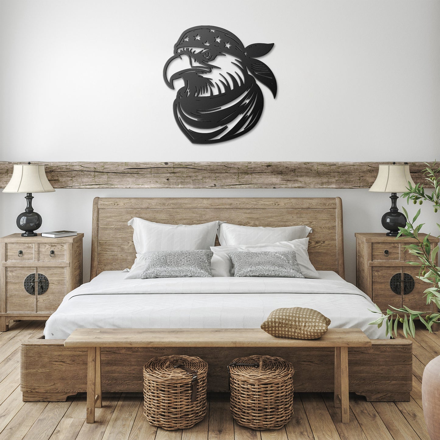 Patriot Bird Die Cut Metal