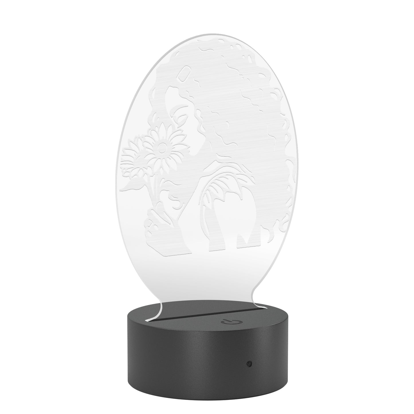 Vertical Oval Acrylic LED Sign