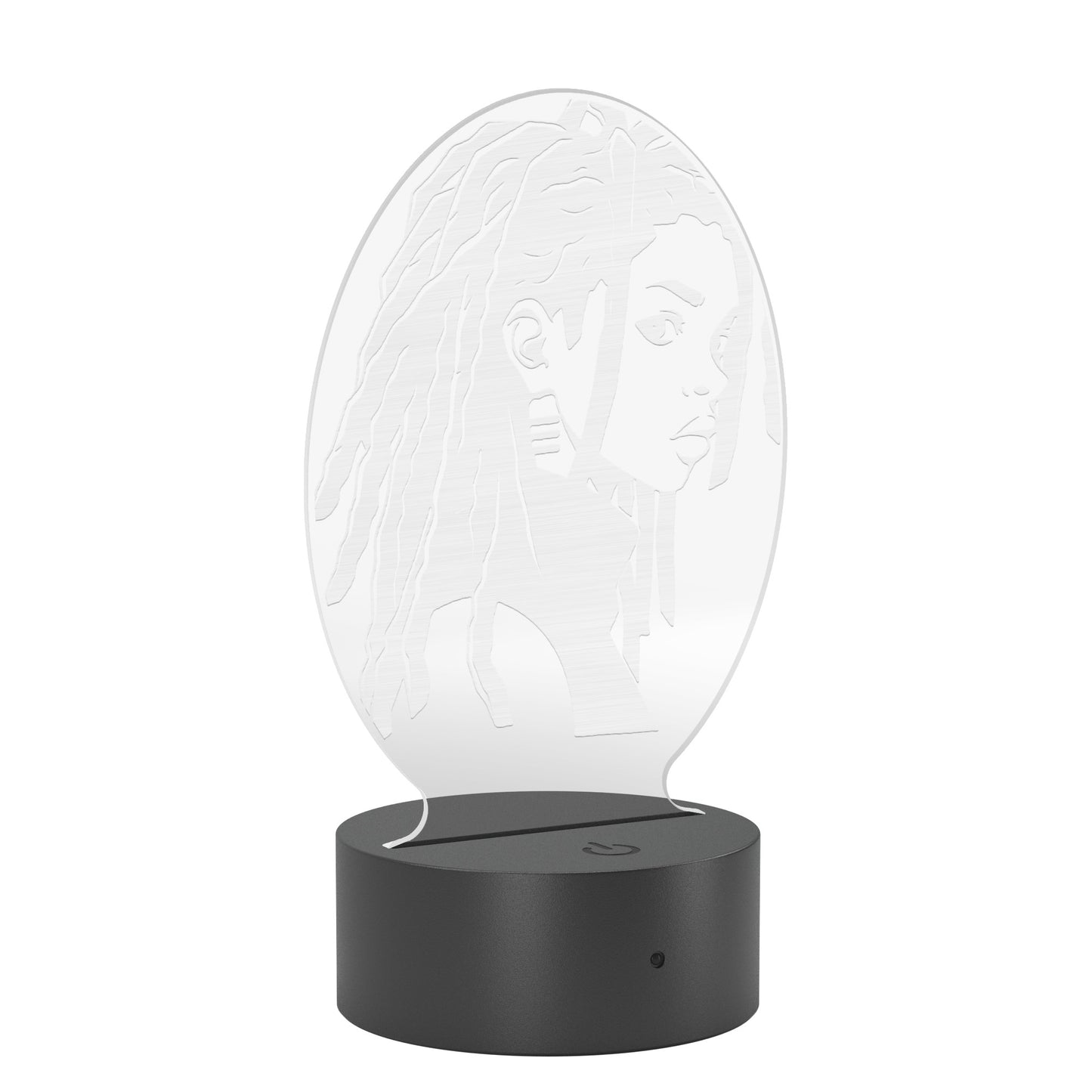 Vertical Oval Acrylic LED Sign