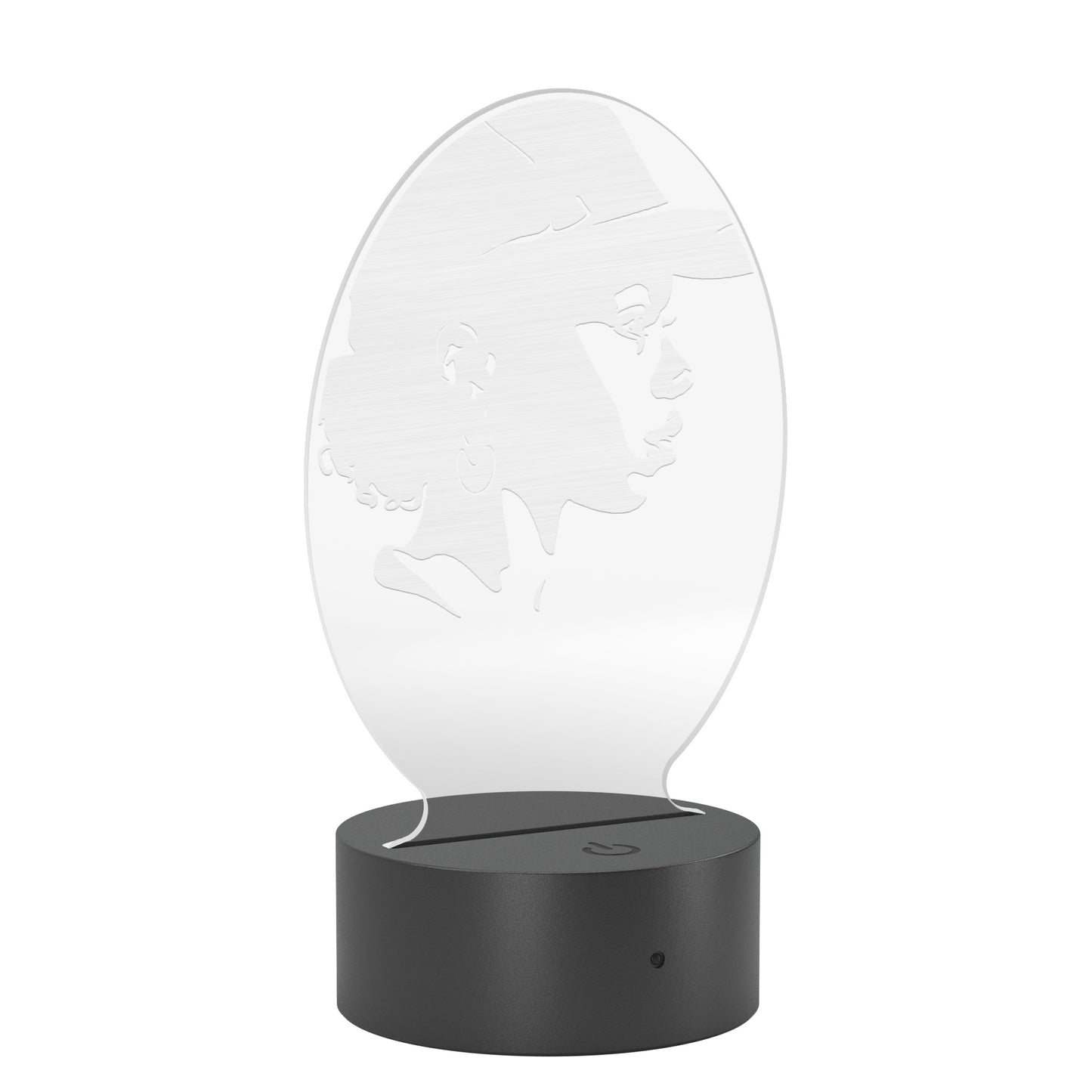 Vertical Oval Acrylic LED Sign