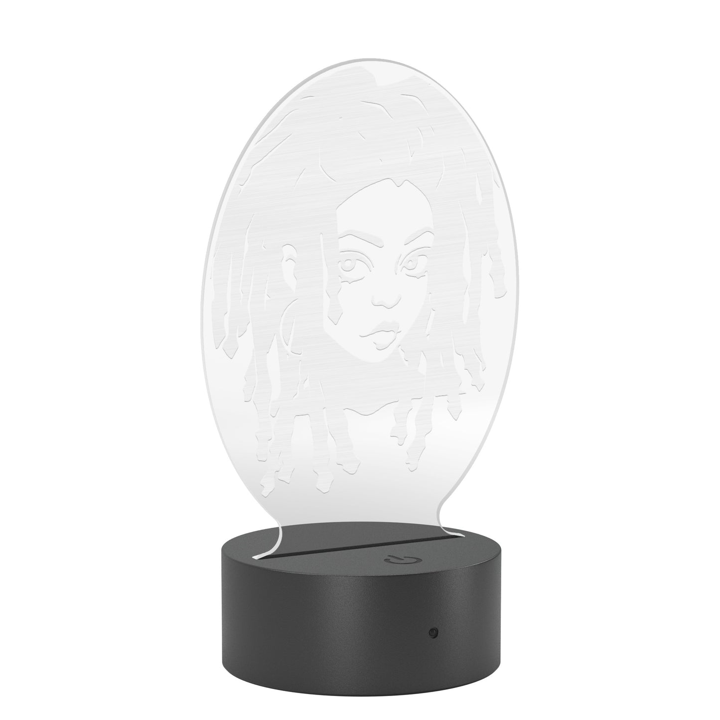 Vertical Oval Acrylic LED Sign