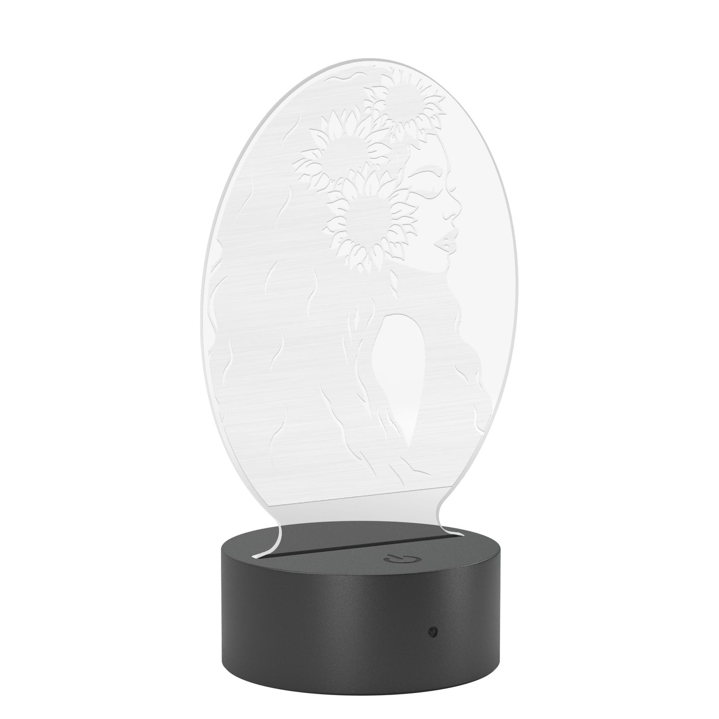 Vertical Oval Acrylic LED Sign