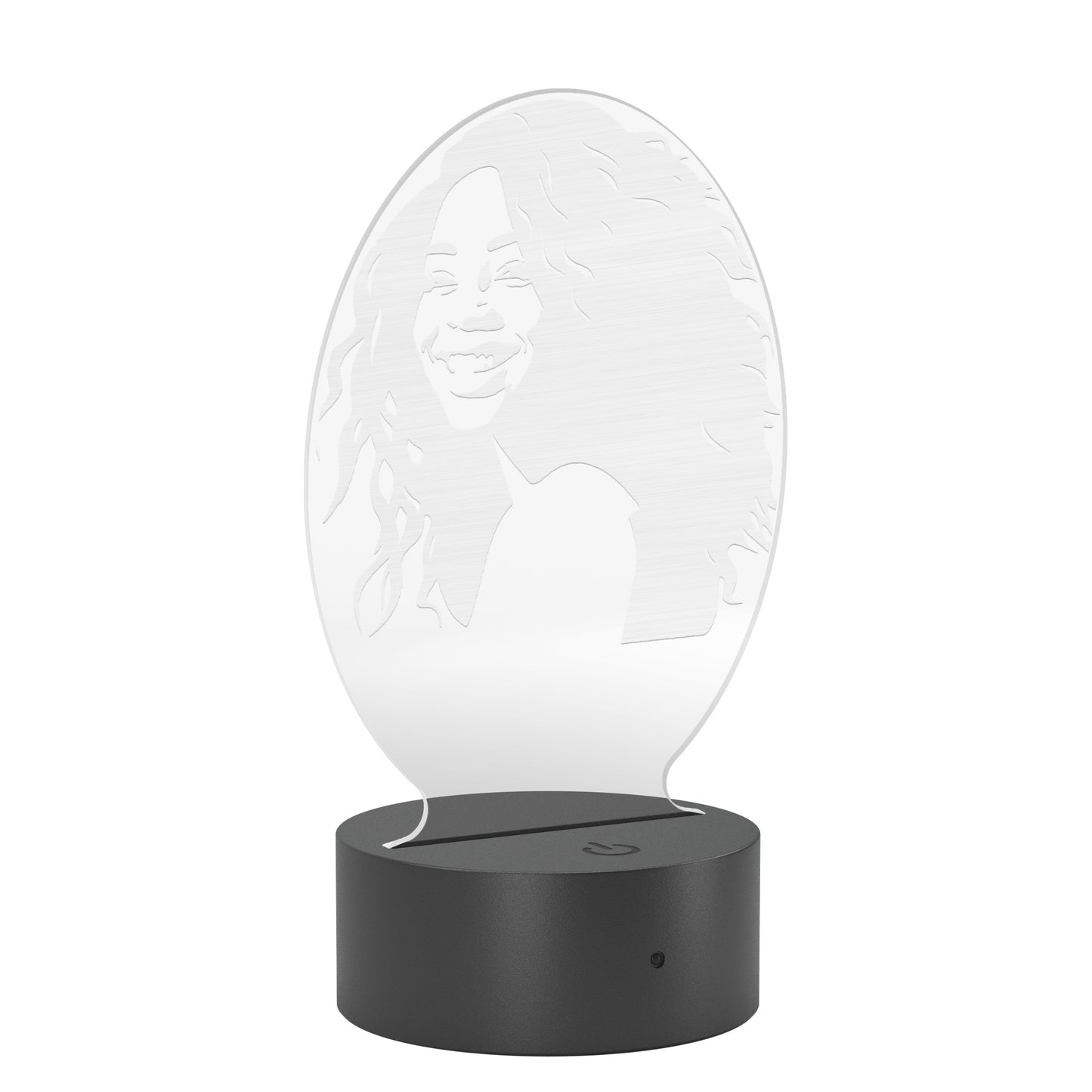 Vertical Oval Acrylic LED Sign