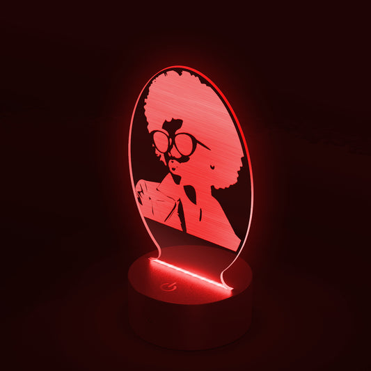 Vertical Oval Acrylic LED Sign