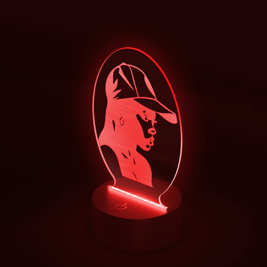 Vertical Oval Acrylic LED Sign