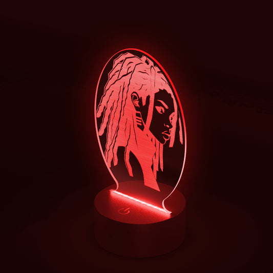 Vertical Oval Acrylic LED Sign