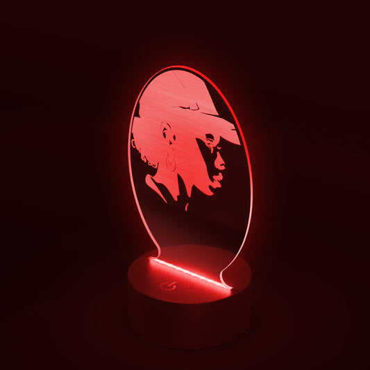 Vertical Oval Acrylic LED Sign