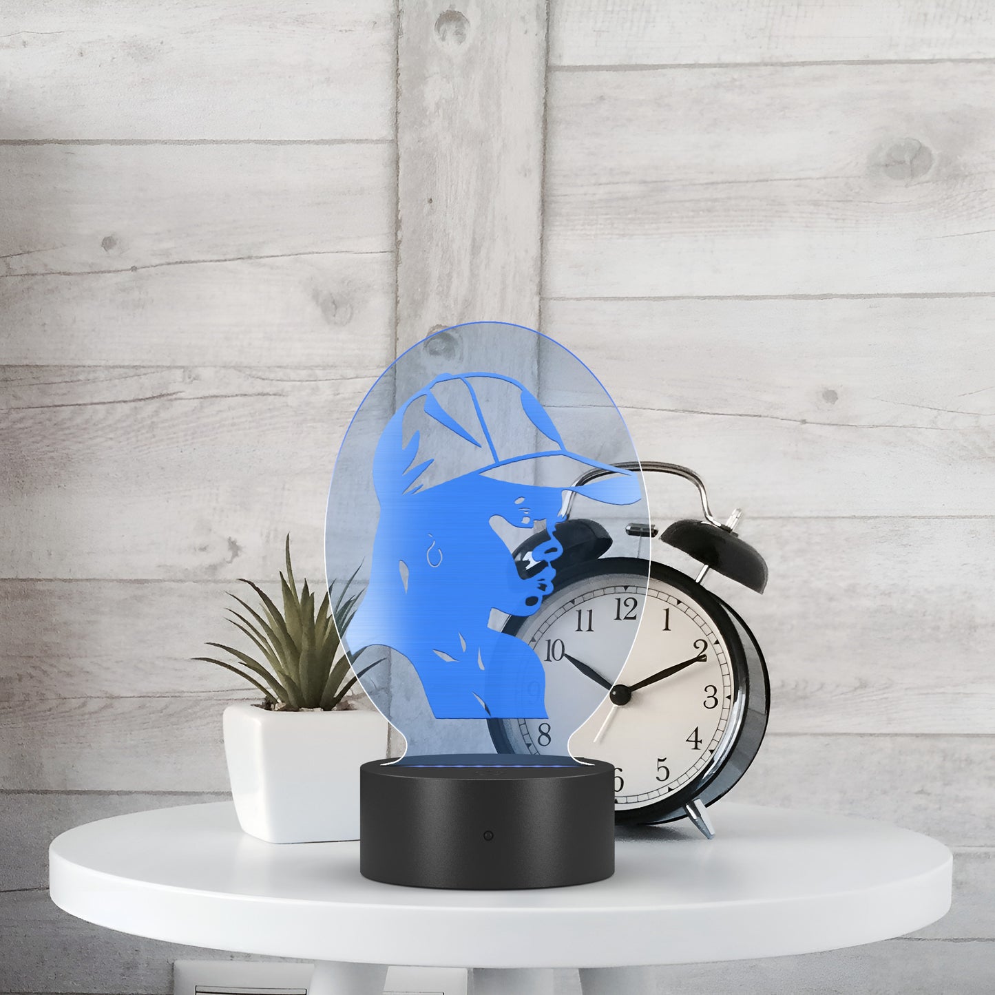 Vertical Oval Acrylic LED Sign