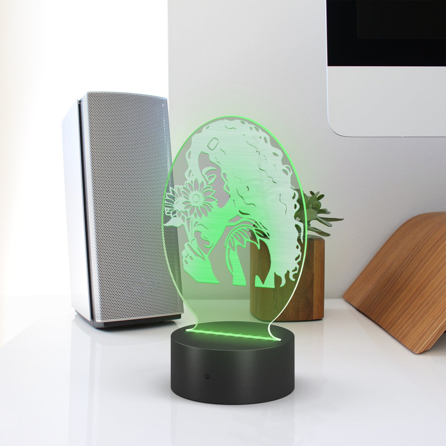 Vertical Oval Acrylic LED Sign