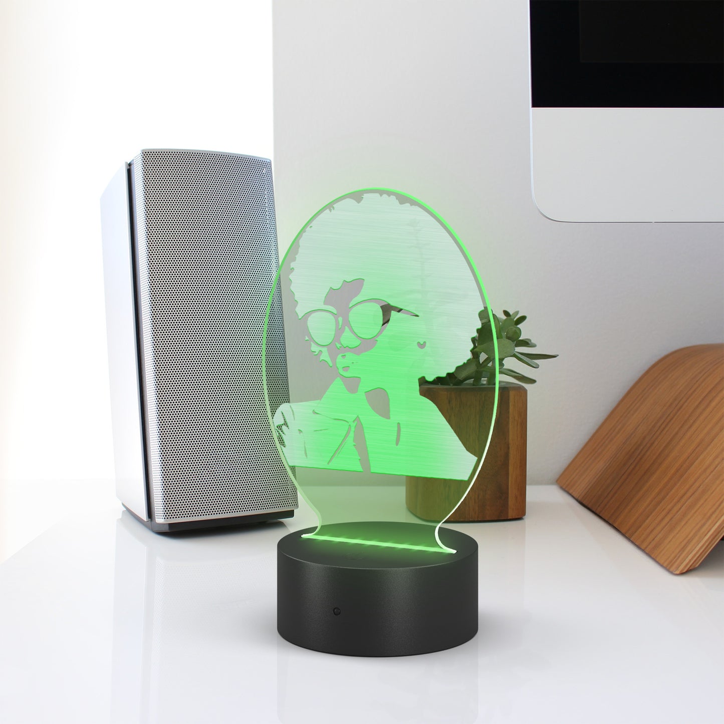 Vertical Oval Acrylic LED Sign