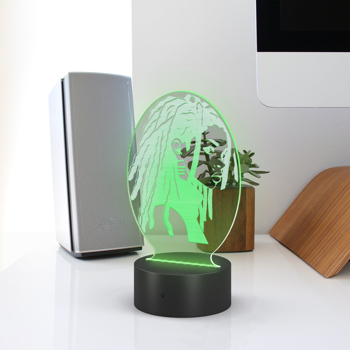 Vertical Oval Acrylic LED Sign