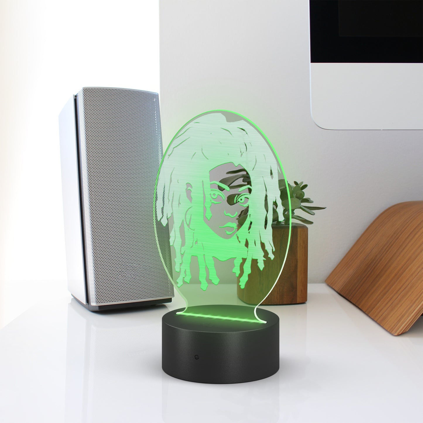 Vertical Oval Acrylic LED Sign