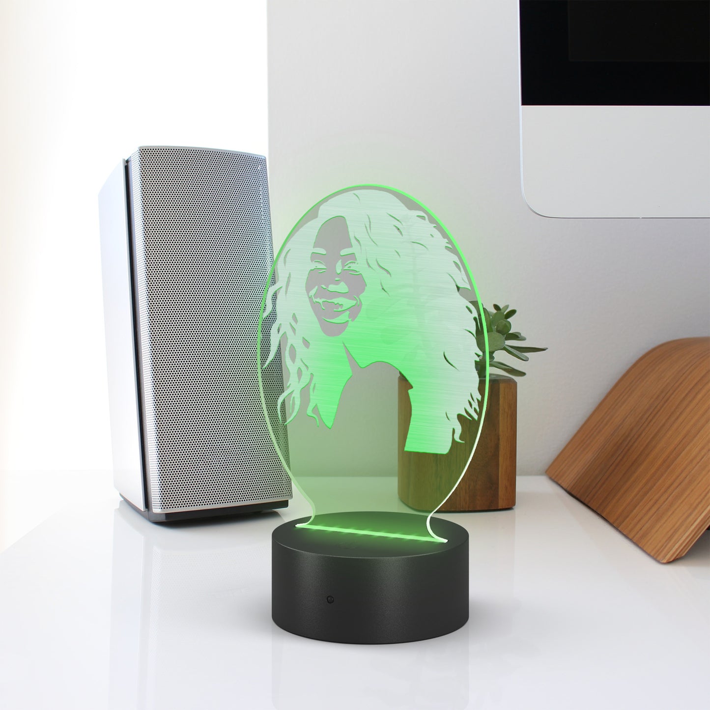 Vertical Oval Acrylic LED Sign