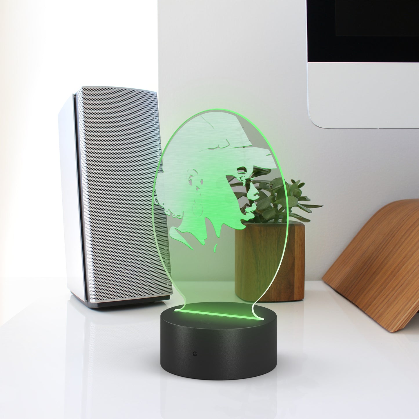 Vertical Oval Acrylic LED Sign