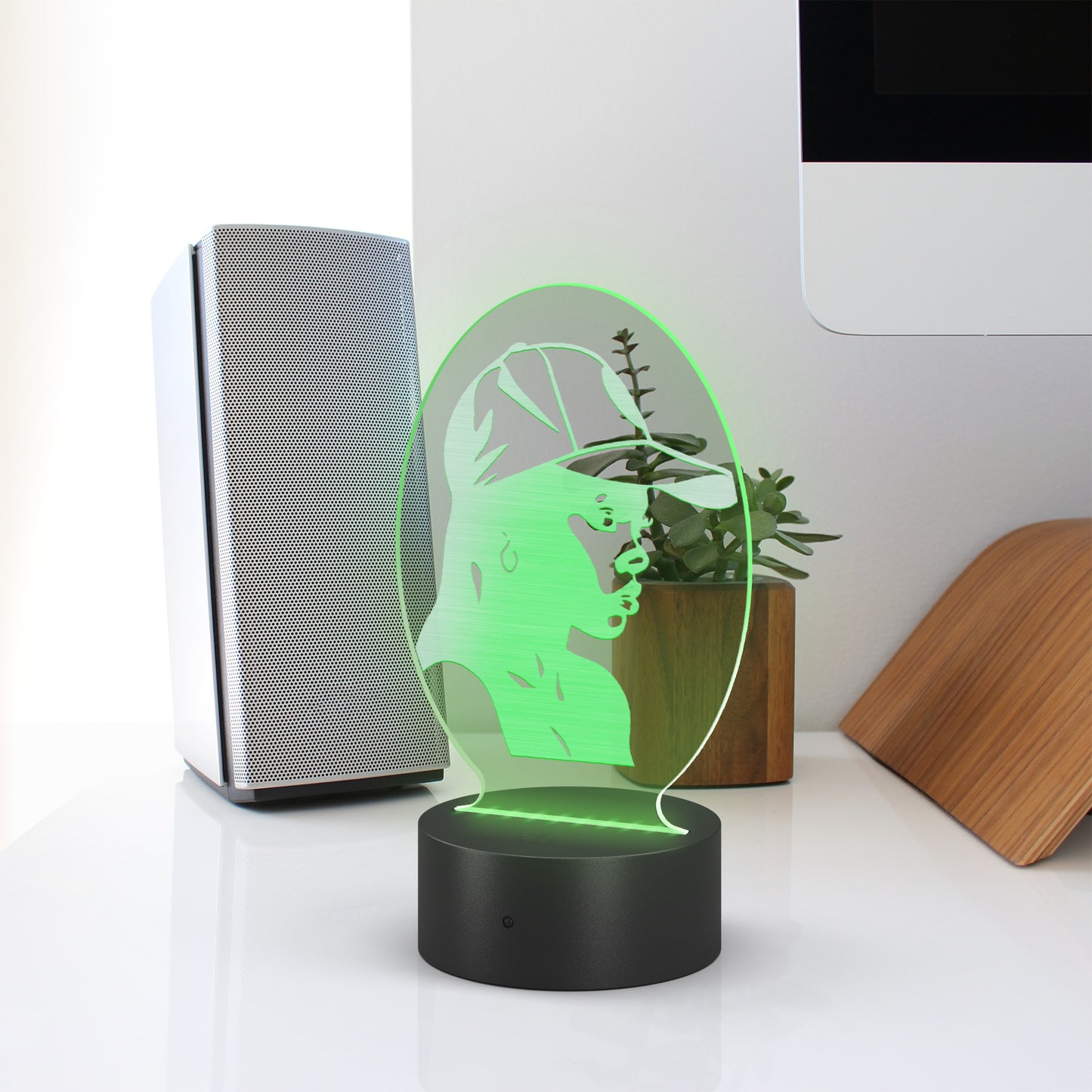 Vertical Oval Acrylic LED Sign